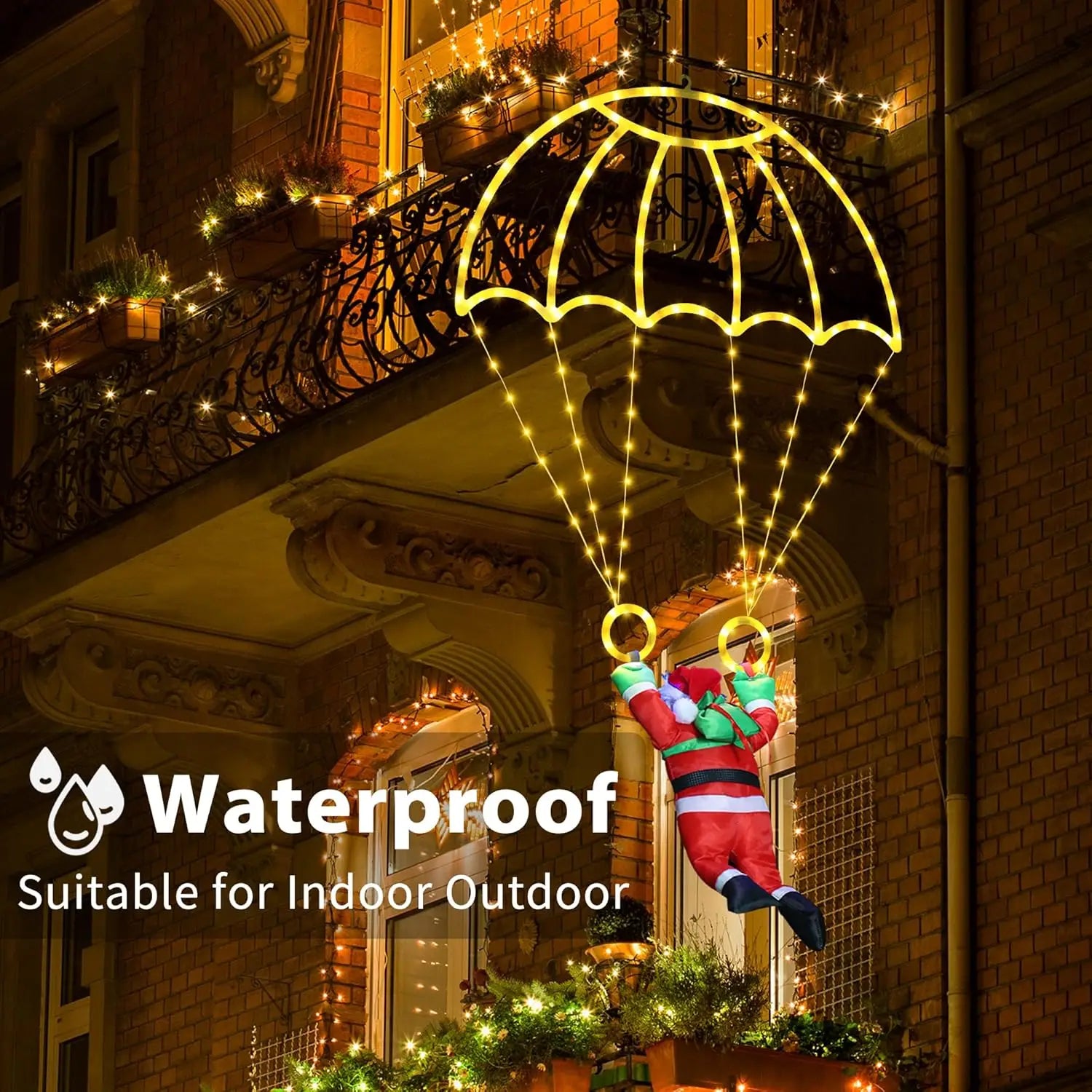 FLYING SANTA Christmas Light
