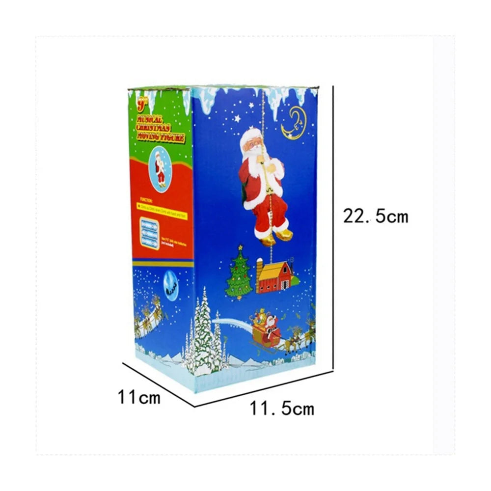 Climbing santa Rope Doll, Christmas Decoration Ornament