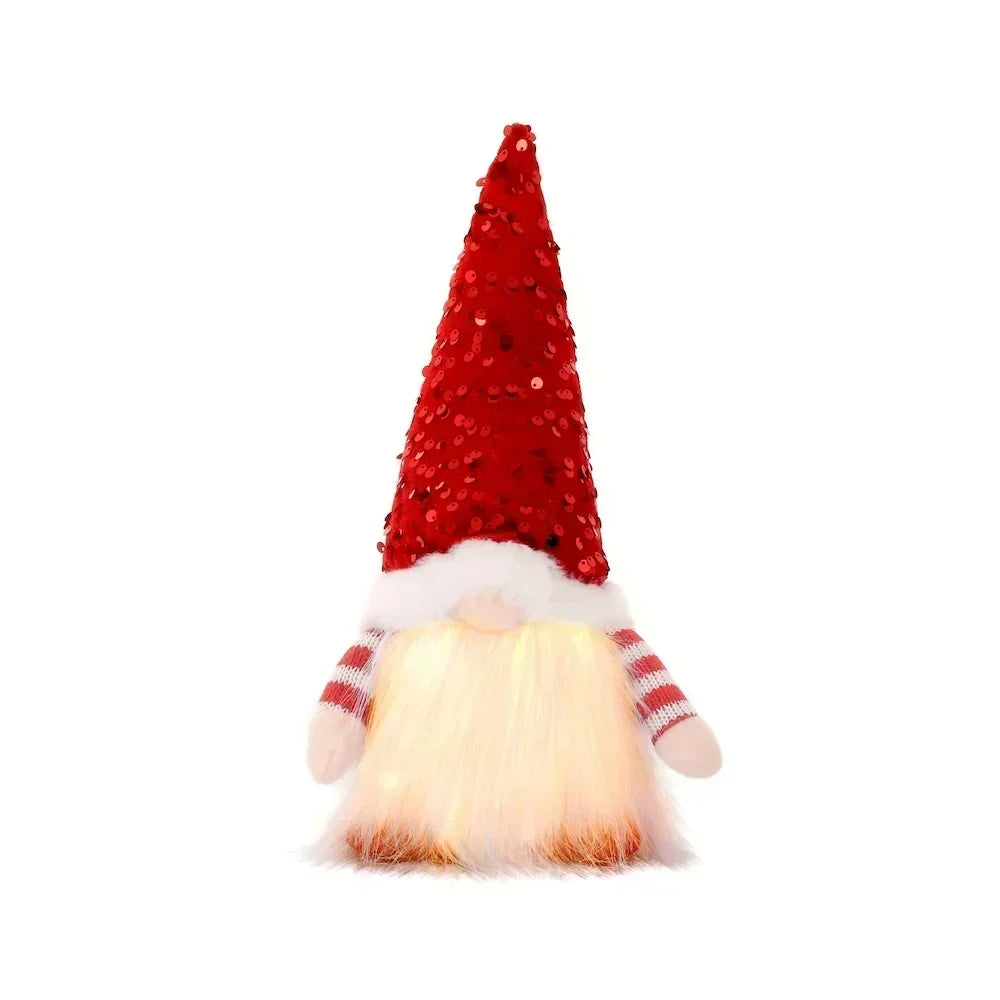 Christmas Decoration for Home Santa Claus Plush Doll 30cm Navidad Party Decor Xmas Ornaments New Year Gift