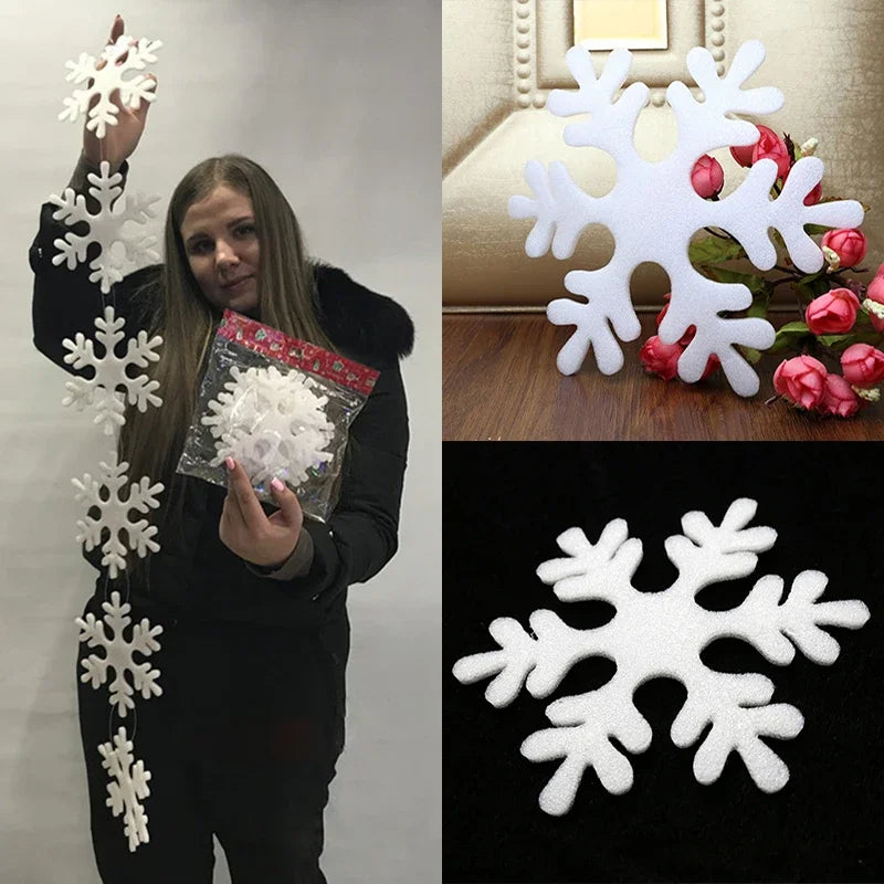 Christmas Decoration Foam Snowflake Christmas Tree Hanging Garland
