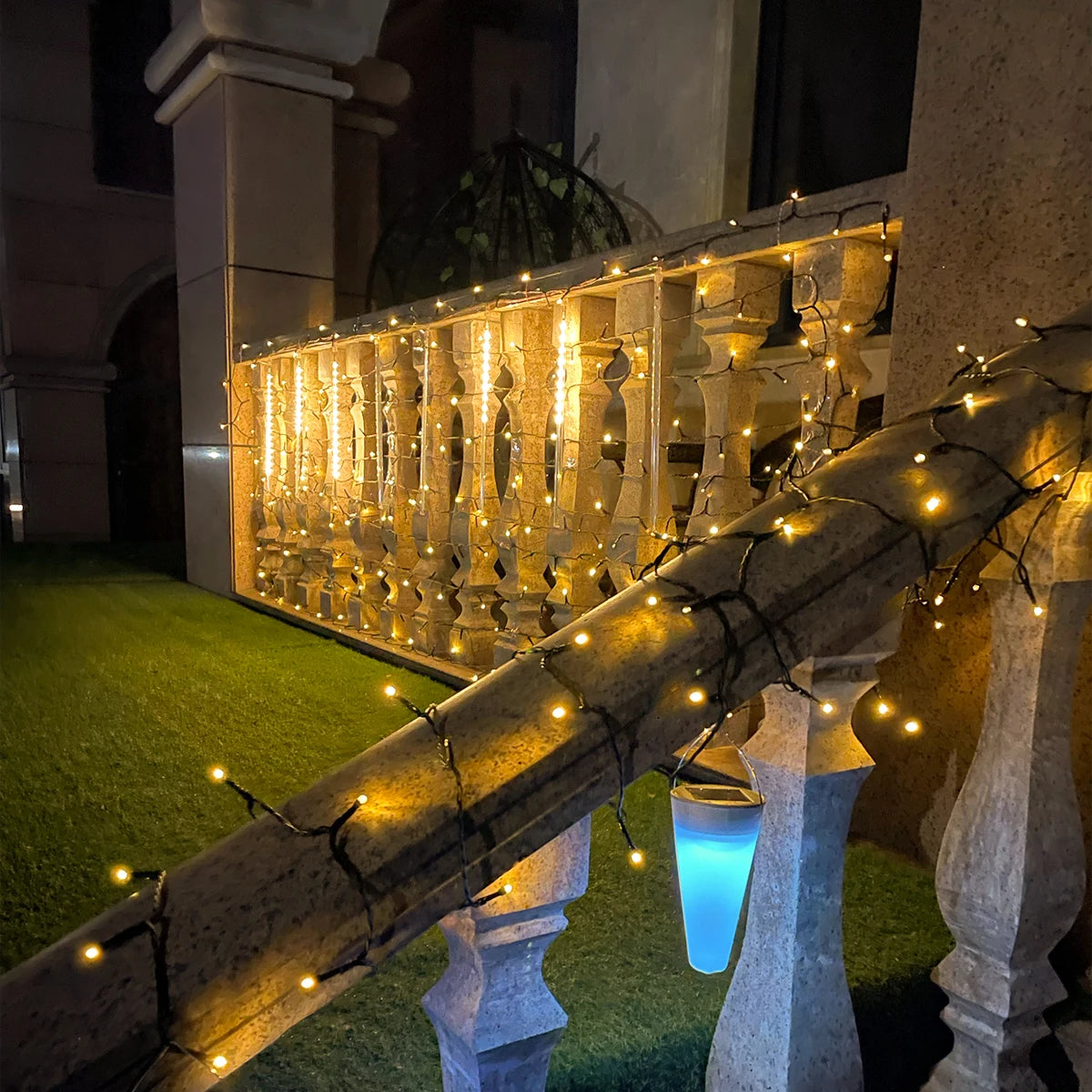 Waterproof Christmas Decoration LED String Lights, 24V EU/US Plug, Fairy Lights Garland for Outdoor Garden Room Decor