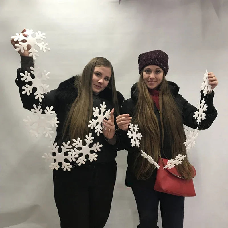 Christmas Decoration Foam Snowflake Christmas Tree Hanging Garland
