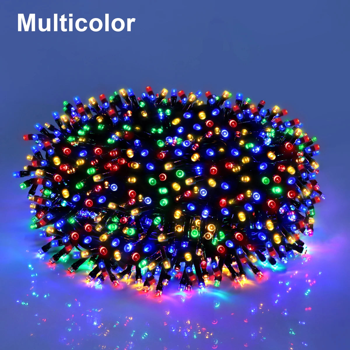 Waterproof Christmas Decoration LED String Lights, 24V EU/US Plug, Fairy Lights Garland for Outdoor Garden Room Decor