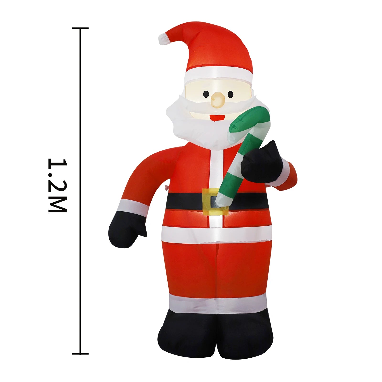 2025 Christmas Inflatables Glowing Climbing Santa Claus with LED Outdoor Home Cafe Decoration Party Yard Xmas Decor