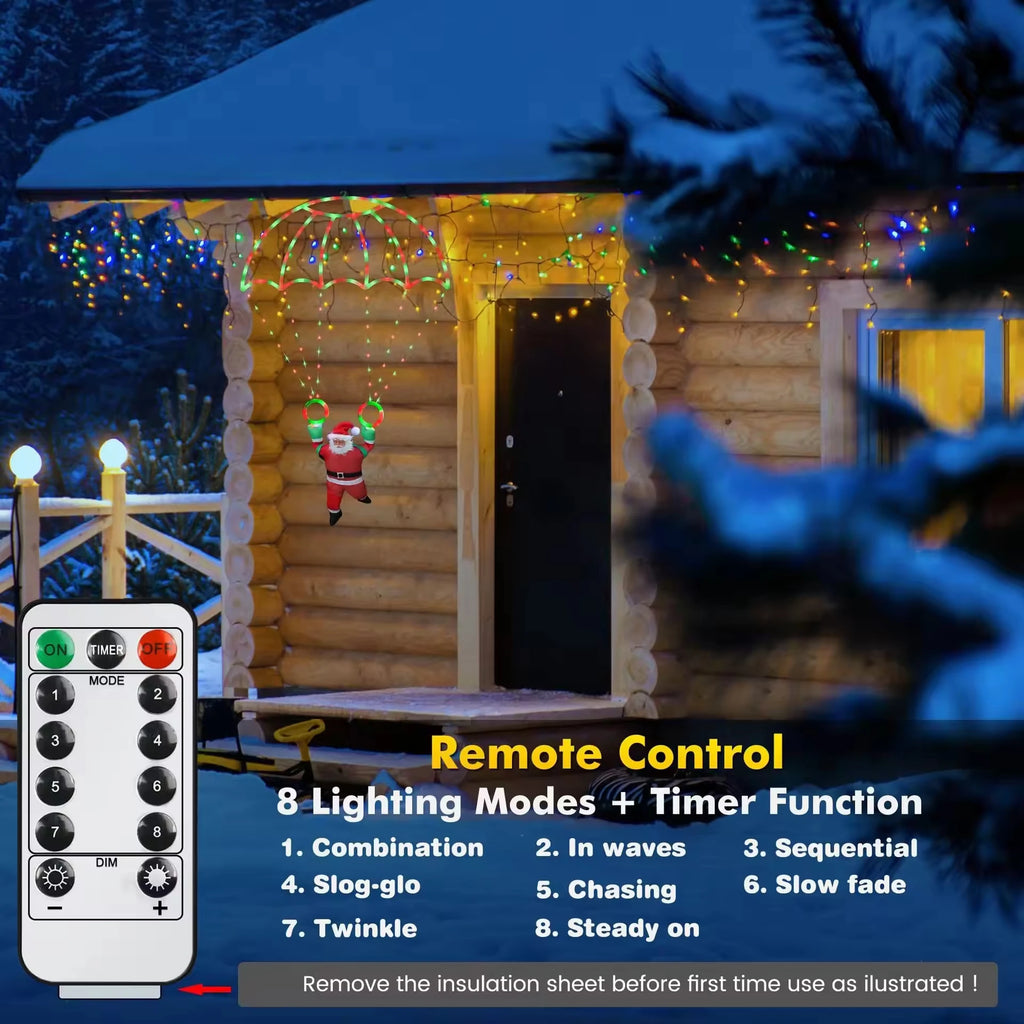 FLYING SANTA Christmas Light
