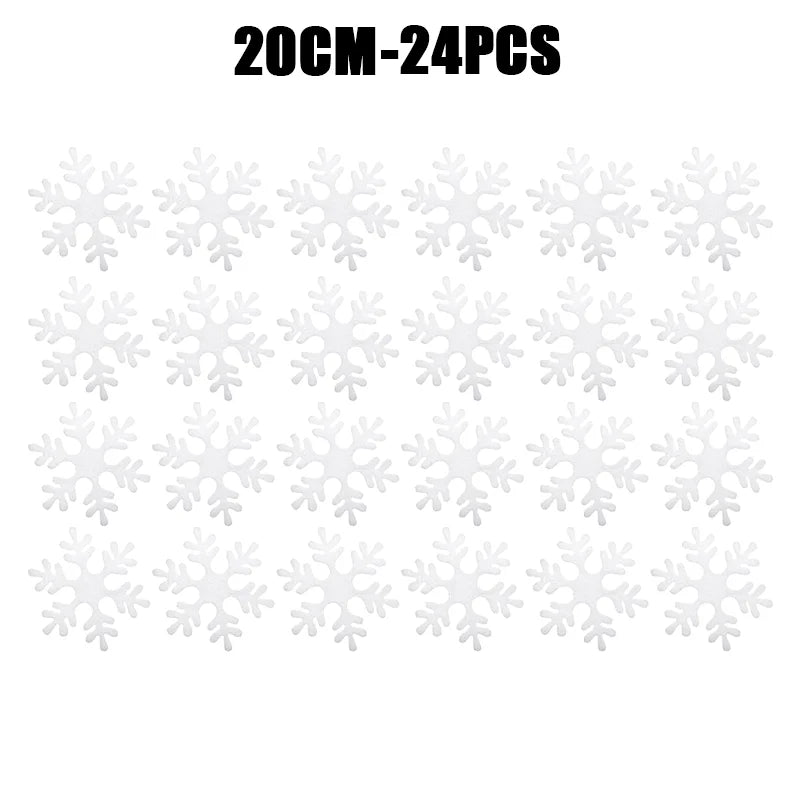 Christmas Decoration Foam Snowflake Christmas Tree Hanging Garland