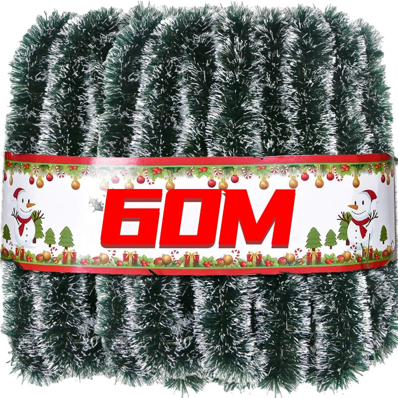Christmas Green Garland Ribon , ideal for Trees ,Doors&Prty Decor