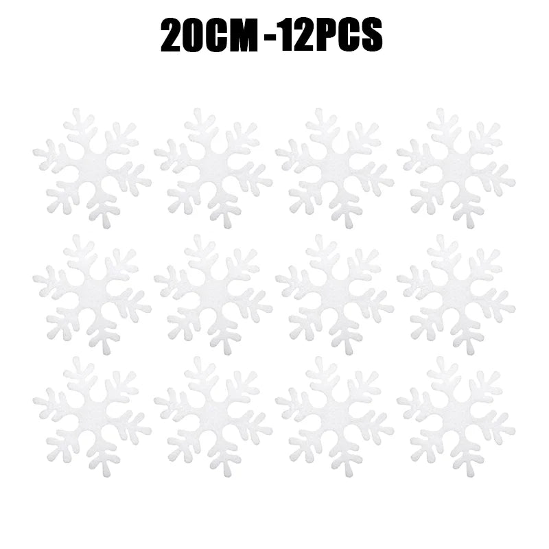 Christmas Decoration Foam Snowflake Christmas Tree Hanging Garland