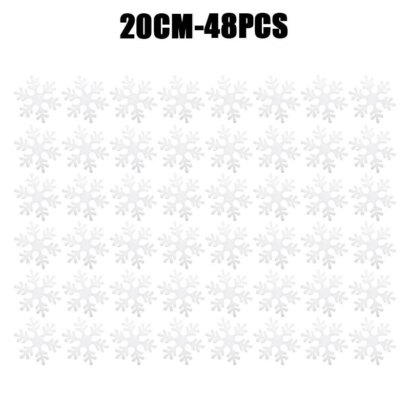 Christmas Decoration Foam Snowflake Christmas Tree Hanging Garland