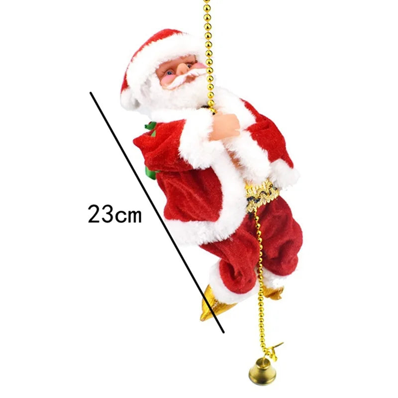 Climbing santa Rope Doll, Christmas Decoration Ornament