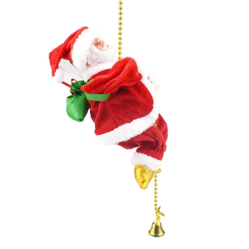 Climbing santa Rope Doll, Christmas Decoration Ornament